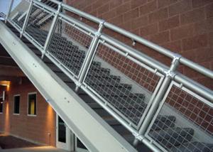 Architectural Aluminum Crimped Mesh Grilll In Theater Stadium Zoo Exhibition Center
