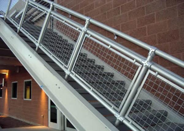 Quality Architectural Aluminum Crimped Mesh Grilll In Theater Stadium Zoo Exhibition Center for sale
