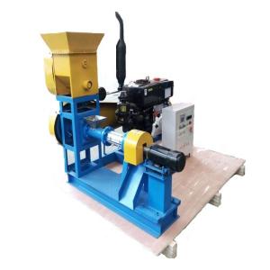 China Pet Food Animal Poultry Floating Fish Feed Making Machine Automatic on sale