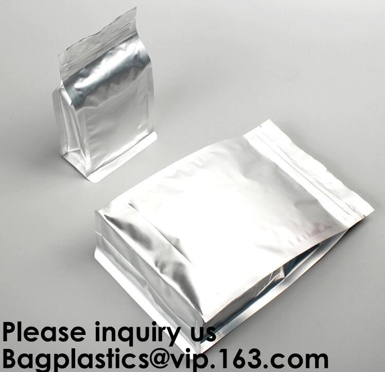 Semi-Clear Window Hang-Hole Stand-Up Zip lockk Pouch,Aluminum Packaging Bags Laser Zip lockk Stand up Resealable Pouches wit