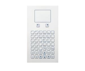 China 44 Keys Industrial Membrane Keyboard IP65 Dynamic With Ruggedized Touchpad wholesale