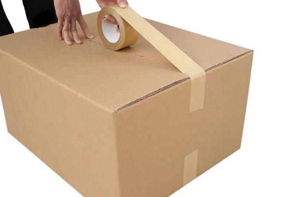 Kraft packaging tape for carton sealing