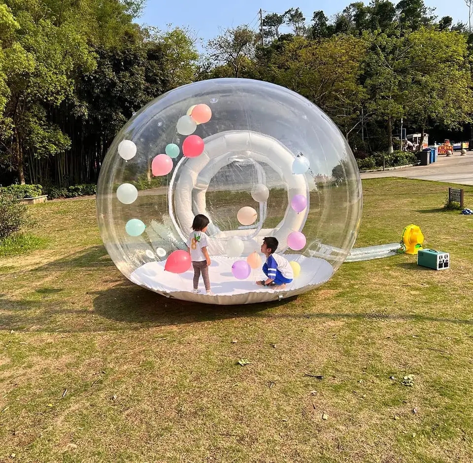 Outdoor Camping Wedding Party Transparent Inflatable Bubble Balloons House