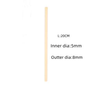 China Reusable Smoothie Straws Individually Wrapped Organic Bamboo Straws 20CM wholesale