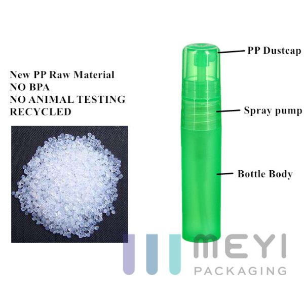 Orange 10ml Perfume Bottle Packaging Recyclable No Leaking With Spray Pump