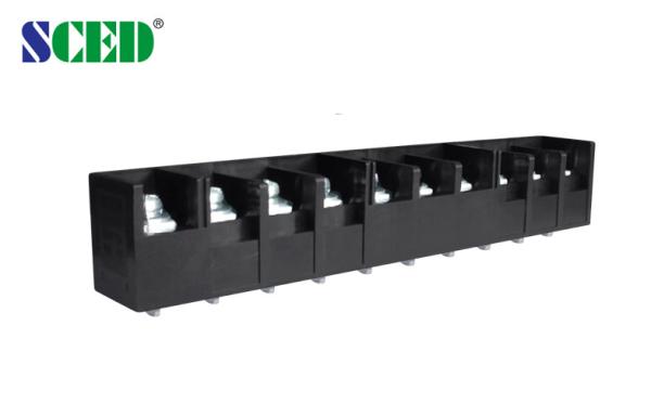 Quality Pitch 20.00mm 600V 75A 10P Barrier Terminal Block Power Terminal Block for sale