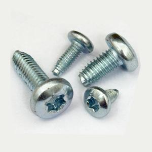 China Zinc Plated Hexalobular Socket Pan Head Thread Rolling Screws DIN7500 wholesale