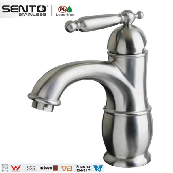 Quality Classical style single handle crown basin faucet with cheap price for sale