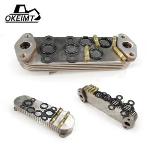 VH157121880A Engine Oil Cooler Excavator Spare Parts For J05E Engine