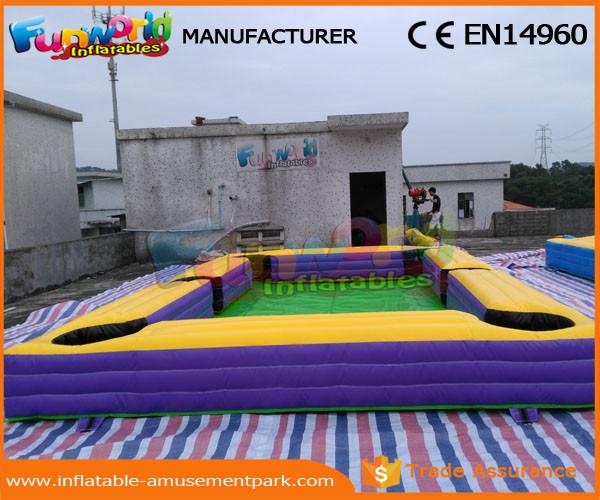Quality Giant Pool Table Soccer Inflatable Snooker Football Inflatable Snooker Field for sale