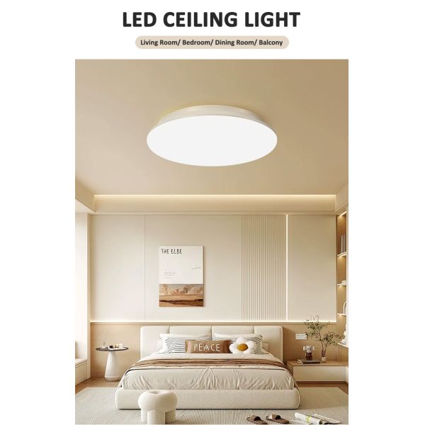 IP65 Waterproof LED Ceiling Light with Emergency Function and 50000 Hours Lifespan for Commercial Use