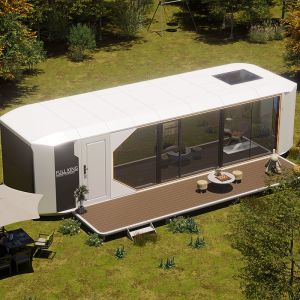 Wind-Resistant Prefabricated Capsule Room with Galvanized Steel Frame