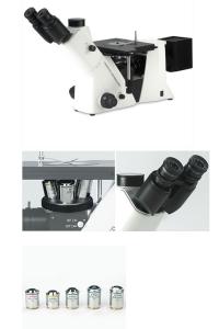 Trinocular Inverted Metallurgical Microscope Adjustable 10X-22mm Eyepiece