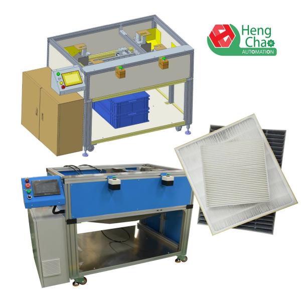 Quality Automatic Trimmer Mesh Filter Assembly Machine 600mm Long 450mm Wide for sale