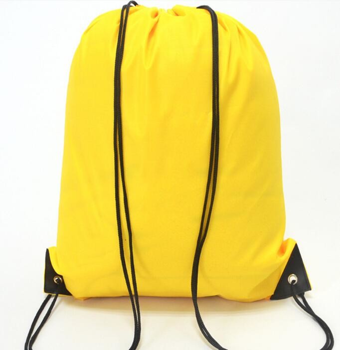Polyester fabric drawstring bag /advertising pull rope backpack cloth bag /nylon shoulder pocket customization BAGEASE