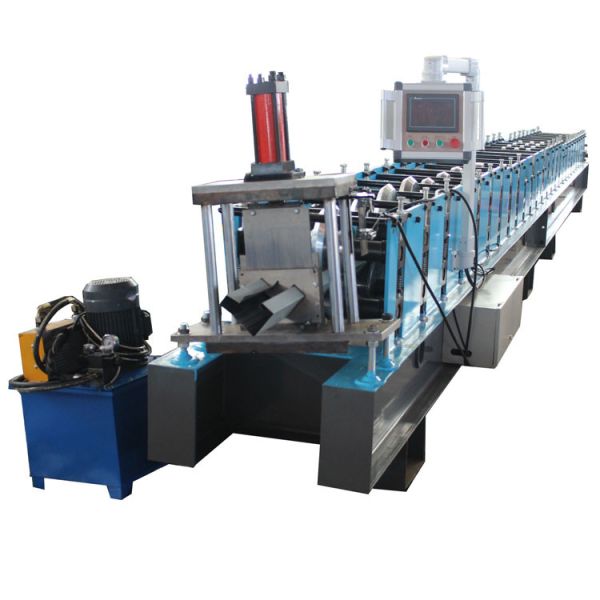 PLC Controlled Roof Gutter Machine Rain Collecting Gutter Making Machine For Customizable