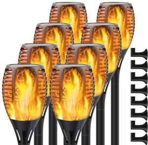 33LEDS Solar Torch Lights