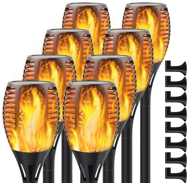 Quality 33LEDS Solar Torch Lights for sale