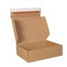 Buy cheap Custom Black Paper Zip Detachable Parcel Shipping Mailer Box Packaging with Logo from wholesalers