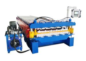 Wall Sheet Portable Metal Roof Roll Forming Machine Material Expand Width 1250mm
