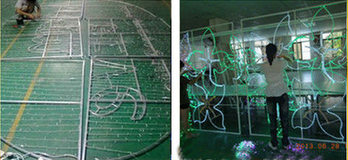 led holiday skylines decorative LED outdoor street decoration