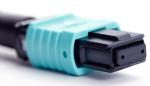 Aqua color 8 core / 12 core / 24 core Fiber Optical MPO/MTP Patch cord / MPO
