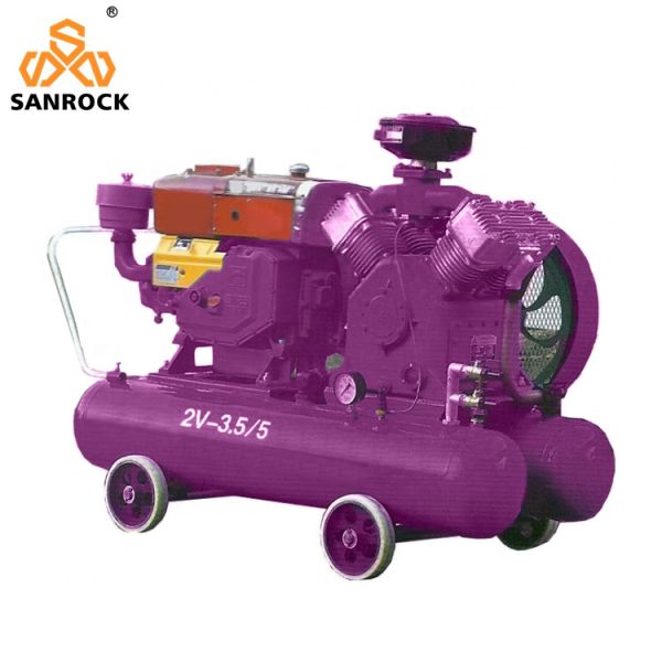 Piston Air Compressors Machine Belt Driven Air Compressor With Tank Industrial Commercial Air Compressors