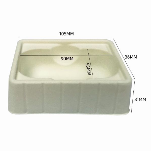 Custom PS Flocked Plastic Soap Trays for Gift Packaging