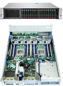 China PCIE3.0 HPE ProLiant Server DL380 Gen9 16SFF Customized wholesale