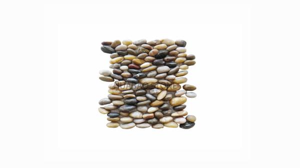 Quality Glazed River Rock Pebble Tile Each One Carefully Selected Hand Sorted for sale