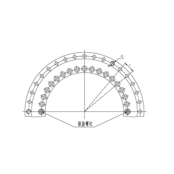 YRT180 yrt rotary bearing made in china