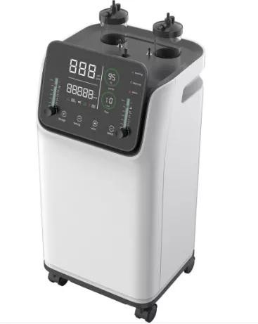 Dual Flow Portable 10L Oxygen Machine With Overload Protector