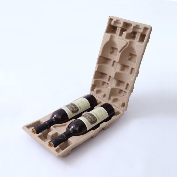 Recyclable Luxury Colorful Wine Bottle Shipping Boxes And Inserts With Logo