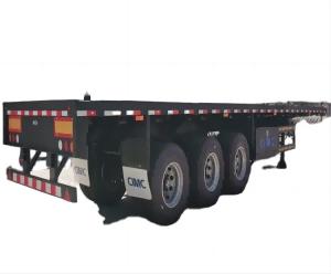 CIMC used Heavy Loading Capacity 40 60 80 100 Ton 3 Axle 4 Axle 40ft 45ft Container Flatbed Semi Trailer To Africa