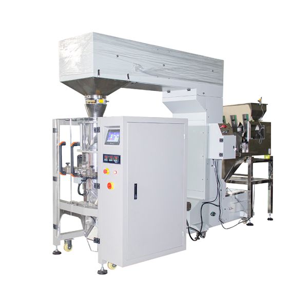 Candy 520mm Automatic Plastic Bag Packing Machine 4300ml 50bags / Min
