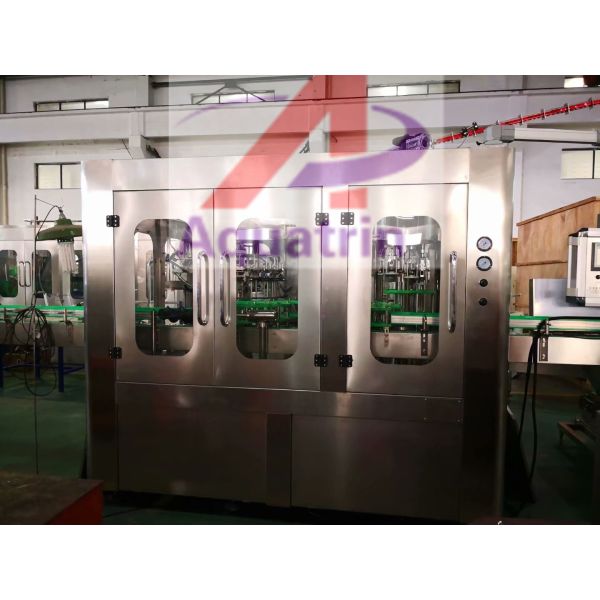 5000BPH Liquid Bottle Filling Machine 6 Heads Aluminium Capping Machine