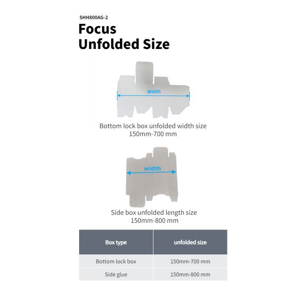SHH**800AG-2 Automatic Bottom Folding and Gluing Machine for Wood Packaging Material