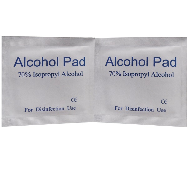 Cleansing and Antiseptic wipe Pre-injection Alcohol Swab IPA pad in custom size