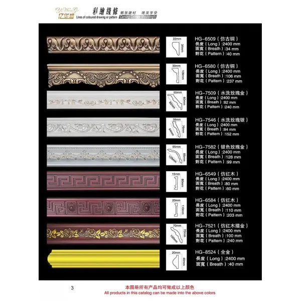 Home Decor PU Cornice Polyurethane Cornice Moulding