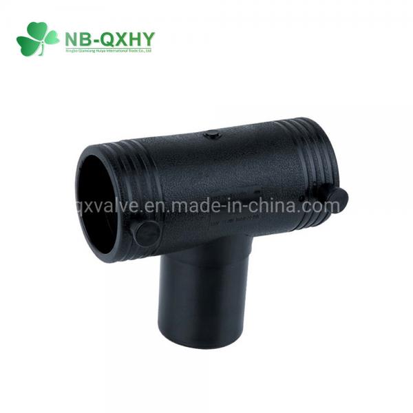 Quality Black Oxide Finish HDPE Electrofusion Reducing Tee for Water and Gas SEO Friendly for sale