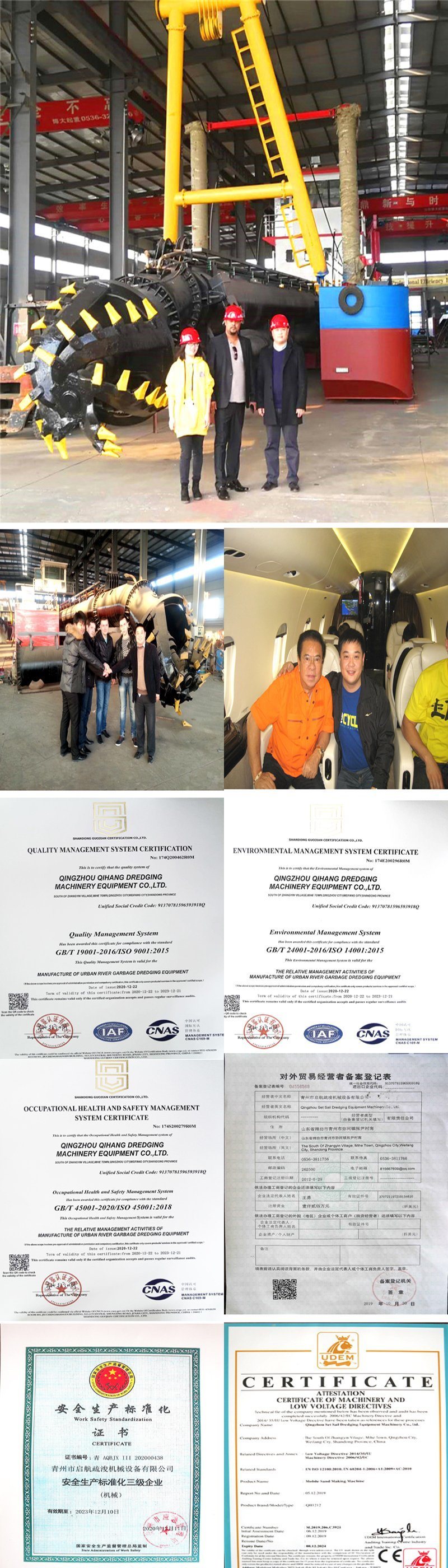 Chain Bucket Dredge Gold Diamond Mining Dredger for Sale