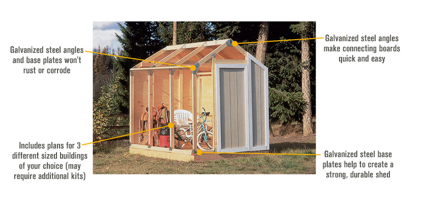 Maximize Your Storage Space with Our Heavy Duty Wooden Shed Kit ISO 9001 2008 Certified
