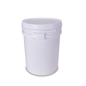 China Big Capacity 50L Plastic Bucket with Screw Cap Paper and Solid Storage ISO9001SGS Certified wholesale