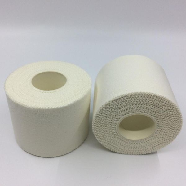 Medical Sports Strapping Athletic Adhesive Tape White 100% Cotton