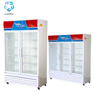 China Commercial Glass Door Refrigerator Freezer Direct Cooling on sale