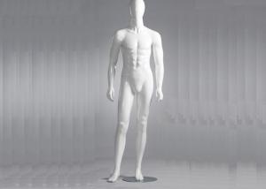 Fashion Standing White Shop Display Mannequin For Window Display Fiberglass Material