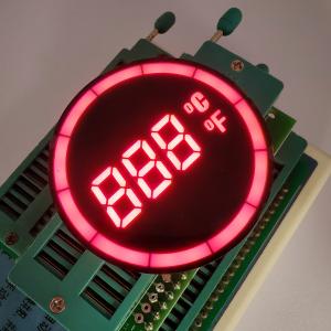 China Round Common Anode 7-Segment LED Temperature Display Controller wholesale