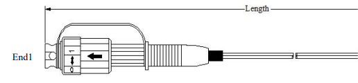 1F FastConnect Drop Cable,Outdoor SC/APC Pre-connectorized Drop Cable FTTH Drop Cable Pigtail
