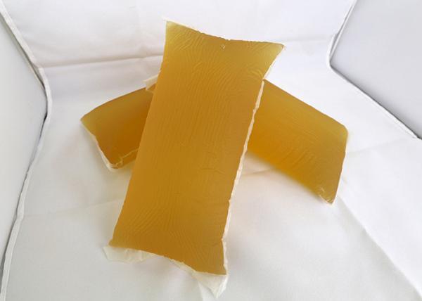 Quality Yellow Synthetic Rubber Based Hot Melt Adhesive For Labels for sale