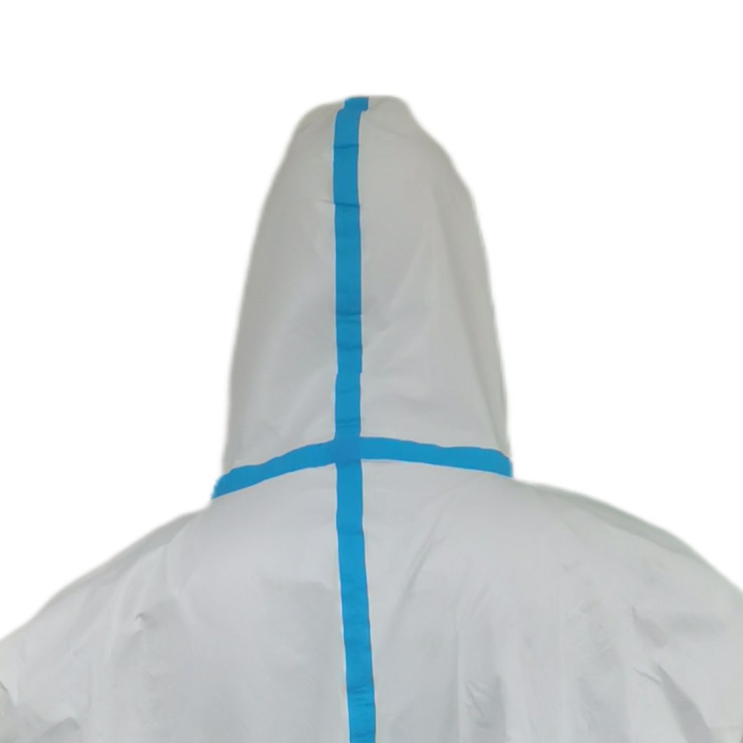 Waterproof Microporous Protective Clothing Wholesale Hooded Coverall